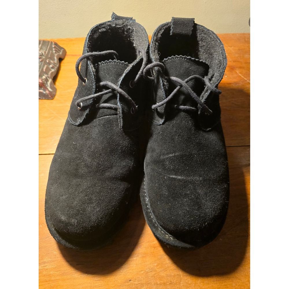 Bearpaw Women's Black Suede Lace Up Chukka Boots Size 11 - Picture 7 of 7